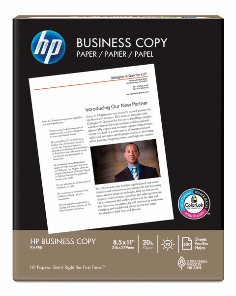 HP Business Copy Paper-10 reams/Letter/8.5 x 11 in бумага для печати