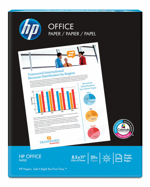 HP Office Paper-5 reams/Letter/8.5 x 11 in printing paper