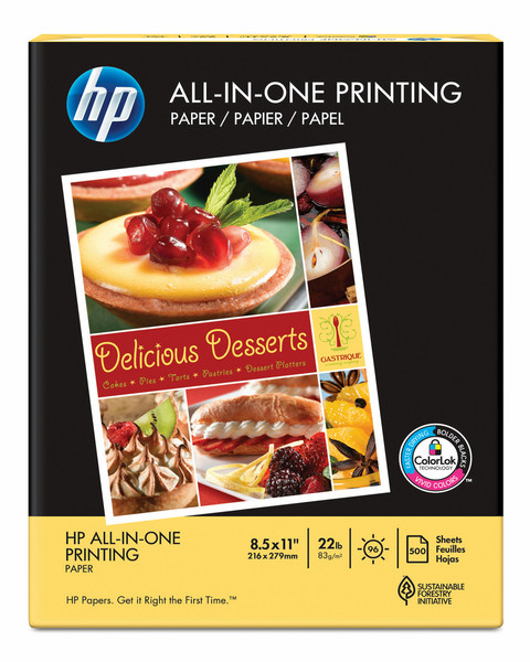 HP All-in-One Paper-5 reams/Letter/8.5 x 11 in бумага для печати
