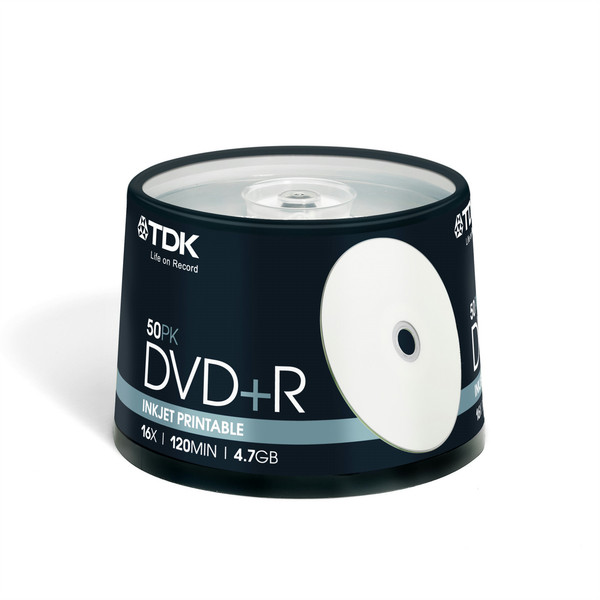 TDK 50 x DVD+R 4.7GB 4.7GB DVD+R 50Stück(e)