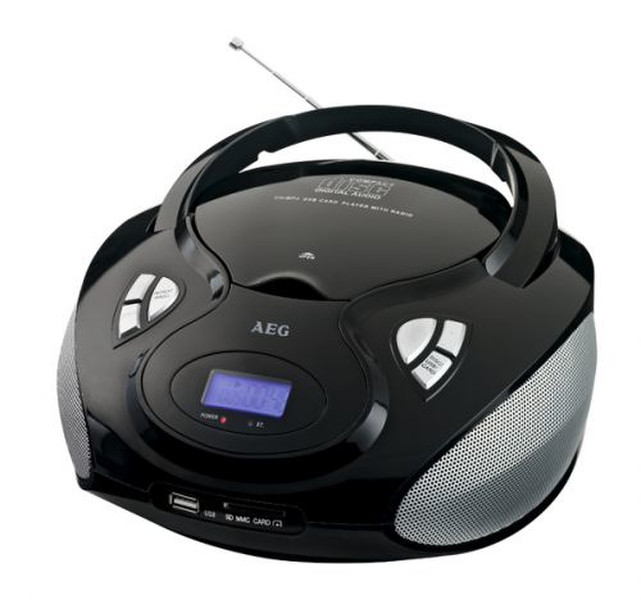 AEG SR 4336 Аналоговый Черный CD радио