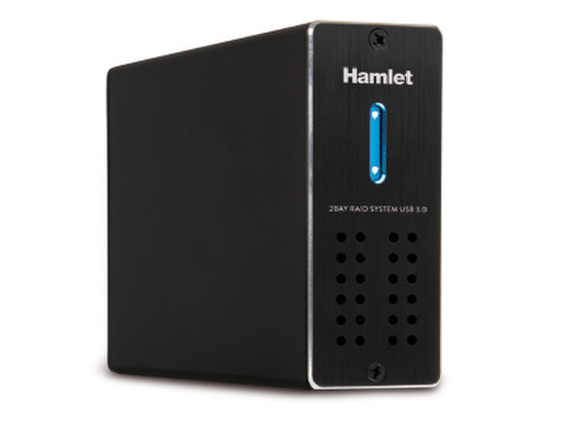 Hamlet HXDAS25 USB Schwarz Speichergehäuse