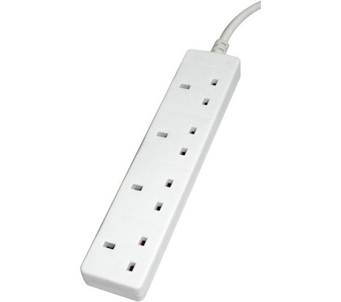 Videk MAS0018 4AC outlet(s) 2m White power extension