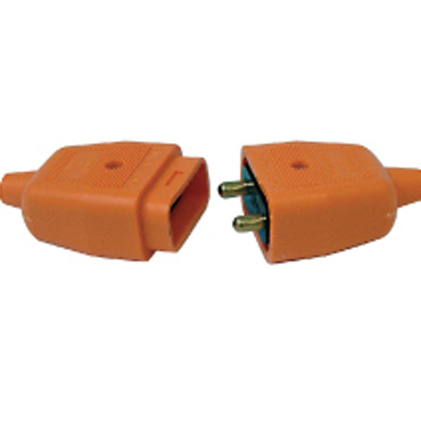 Videk NC102O-01 Orange electrical power plug