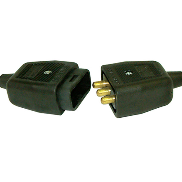 Videk NC103B-01 Black electrical power plug