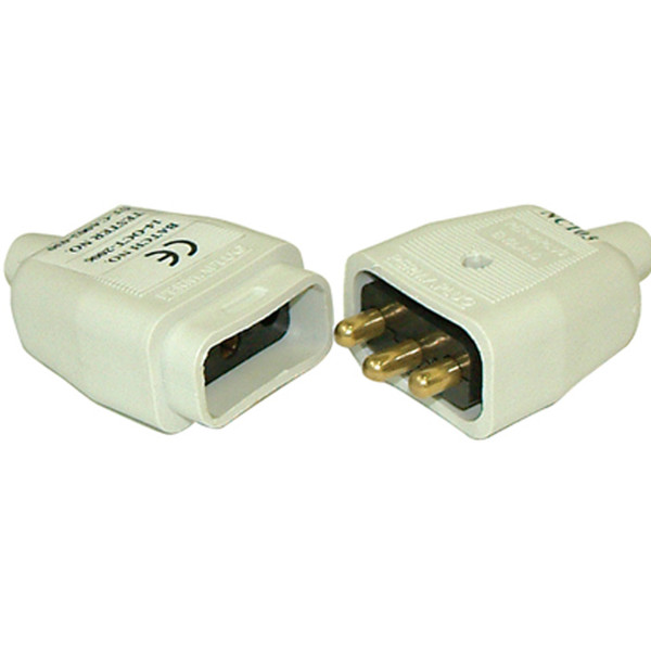 Videk NC103W-01 White electrical power plug