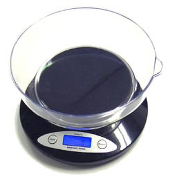 American Weigh Scales 5KBOWL Electronic kitchen scale Schwarz