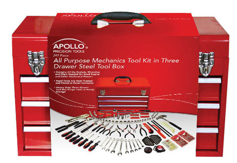 Apollo Tools DT6803 mechanics tool set