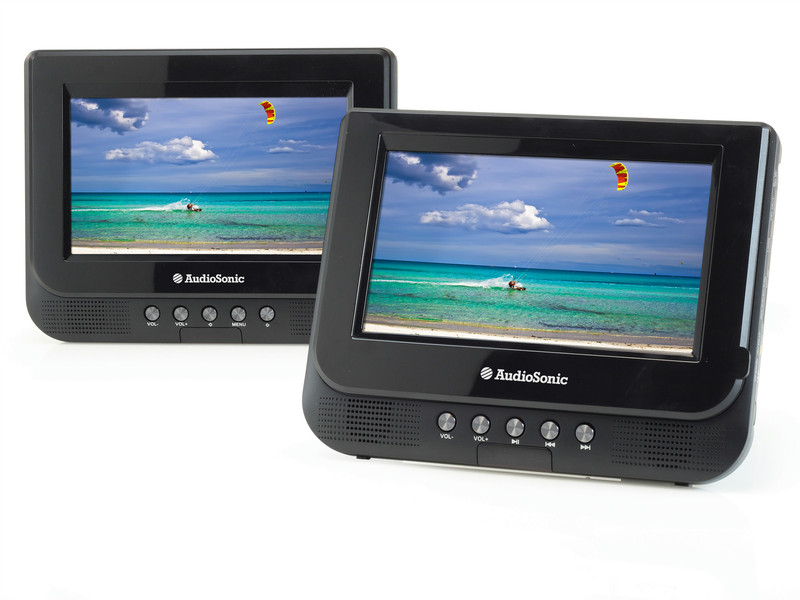 AudioSonic Portable DVD-player 7'' Twin