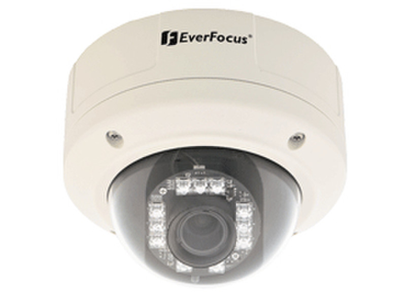 EverFocus EHD363 CCTV security camera Outdoor Kuppel Weiß Sicherheitskamera