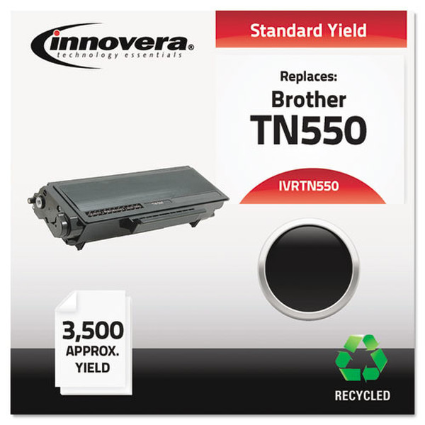 Innovera IVRTN550 Тонер 3500страниц Черный тонер и картридж для лазерного принтера