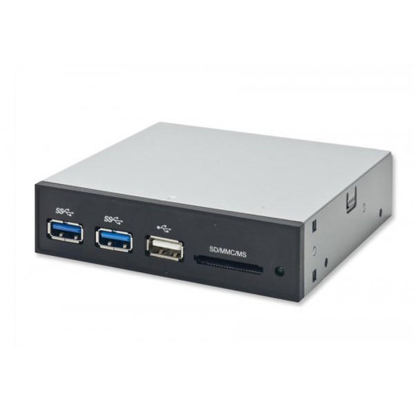 SYBA SY-HUB50044 USB 2.0 5000Мбит/с Черный хаб-разветвитель