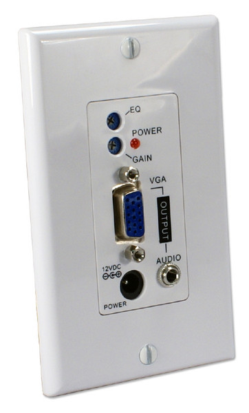QVS VA-EXR-WP AV receiver White AV extender