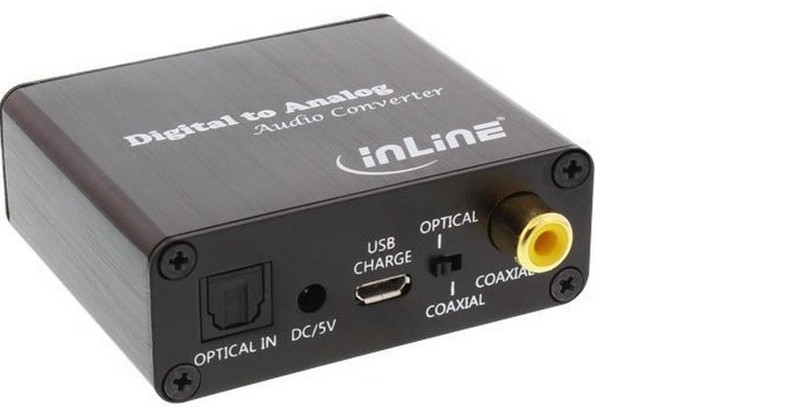 InLine 65002K Schwarz Audio-Konverter