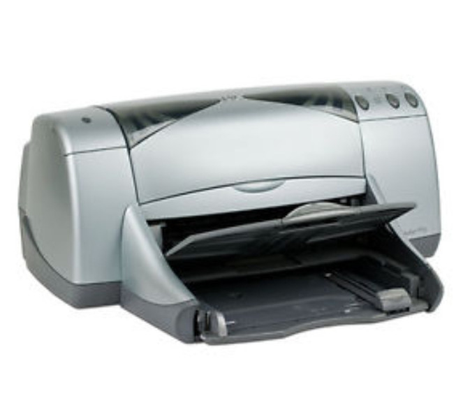HP Deskjet 995c Цвет 600 x 600dpi A4 Черный, Cеребряный струйный принтер