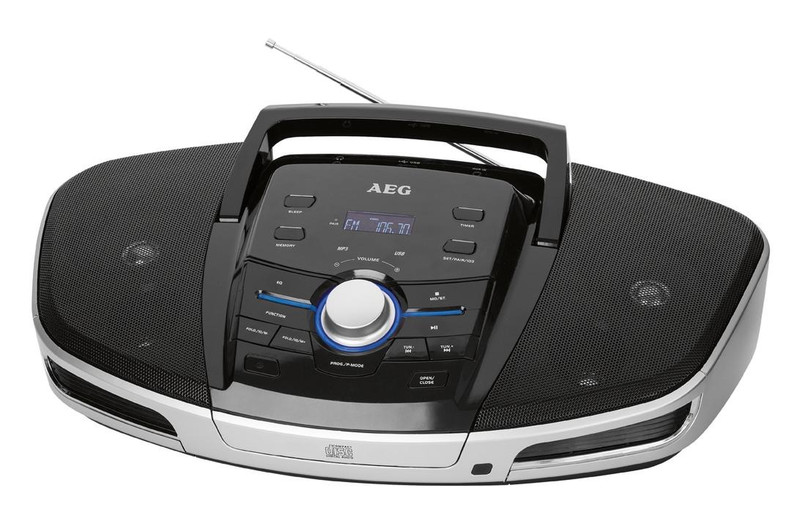 AEG SRP 4354 40Вт Черный, Cеребряный CD радио