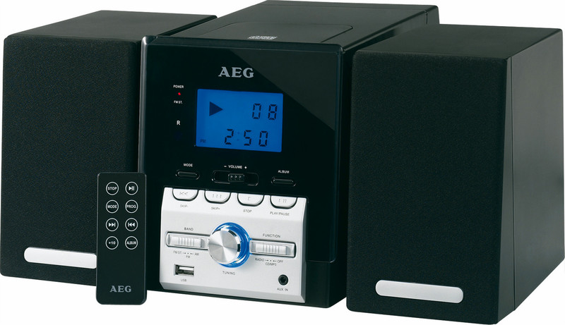 AEG MC 4443 Micro-Set Schwarz