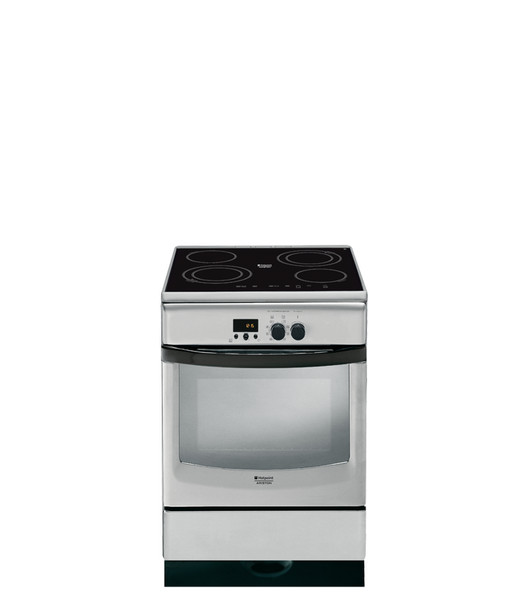 Hotpoint CE6IFA.2 X F /HA S Freestanding Induction A Black,Stainless steel cooker