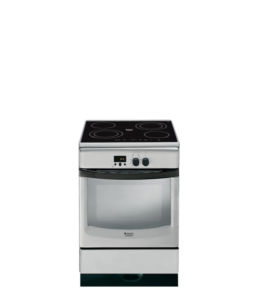 Hotpoint CE6IFA.2 X F /HA S Freistehend Induktionskochfeld A Schwarz, Edelstahl Küchenherd