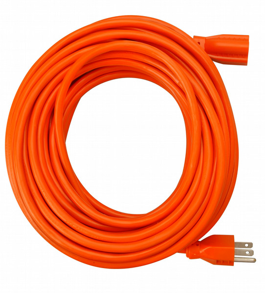 Coleman Cable 02308 1розетка(и) 15.2м Оранжевый удлинитель
