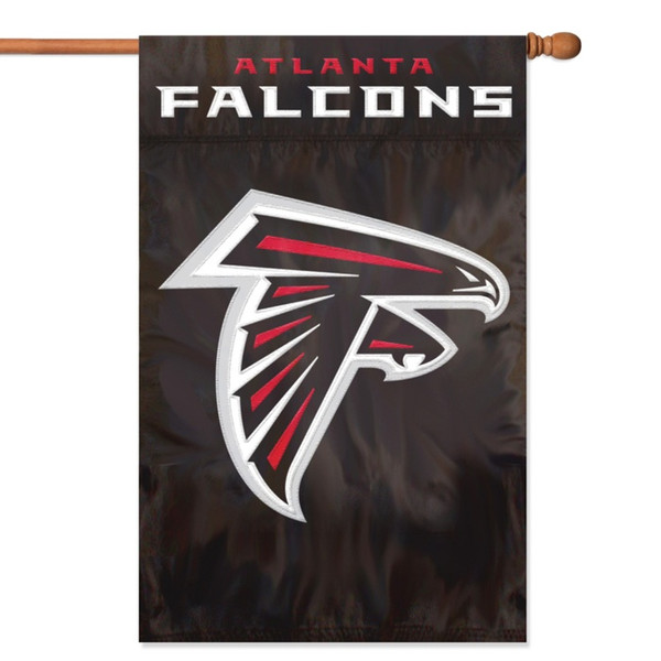 The Party Animal Falcons Applique Banner Flag
