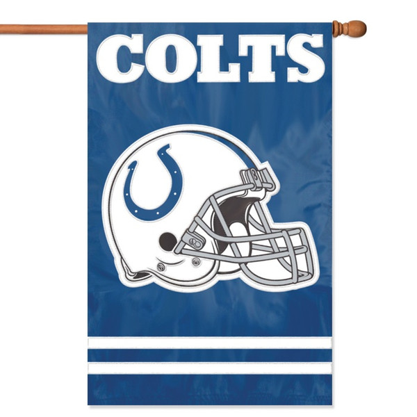 The Party Animal Colts Applique Banner Flag