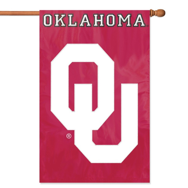 The Party Animal Oklahoma Applique Banner Flag