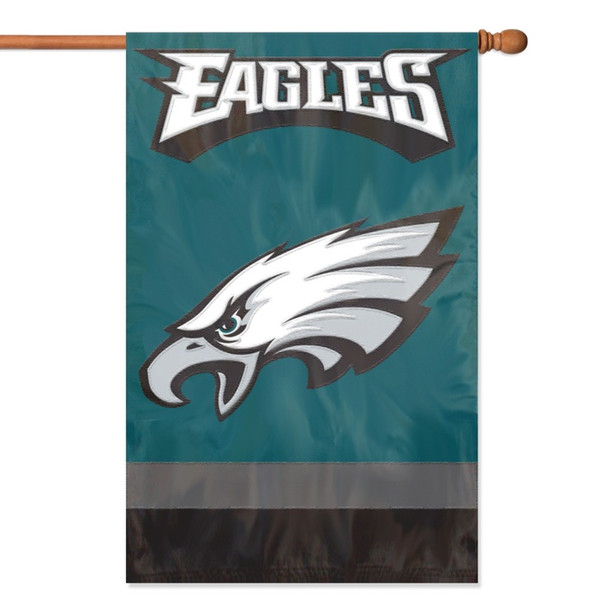 The Party Animal Eagles Applique Banner Flag