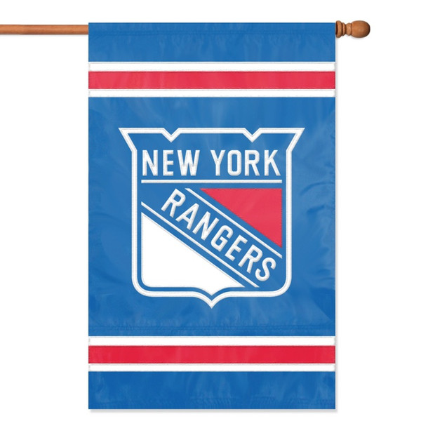 The Party Animal New York Rangers Applique Banner Flag