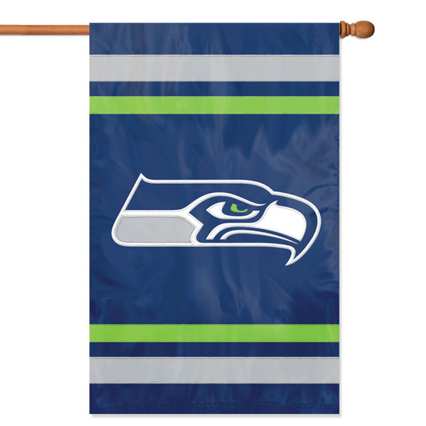 The Party Animal Seahawks Applique Banner Flag