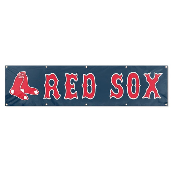 The Party Animal Red Sox Giant 8' X 2' Banner