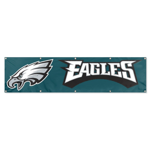 The Party Animal Eagles Giant 8' X 2' Banner