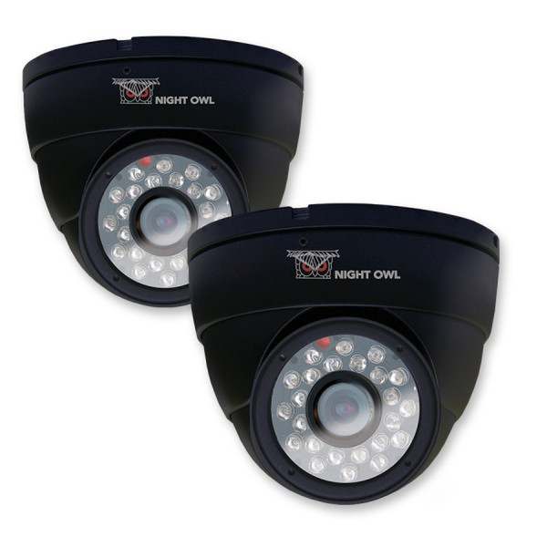 NIGHT OWL CAM-2PK-DM624-BA CCTV security camera Для помещений Dome Черный камера видеонаблюдения