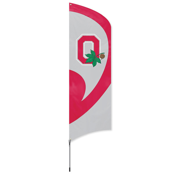 The Party Animal Ohio State Tall Team Flag
