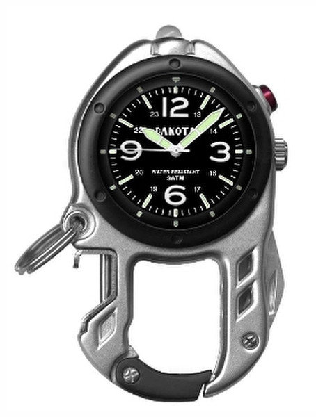 Dakota Watch Company 3844-4 Clip Unisex Quarz Edelstahl Uhr