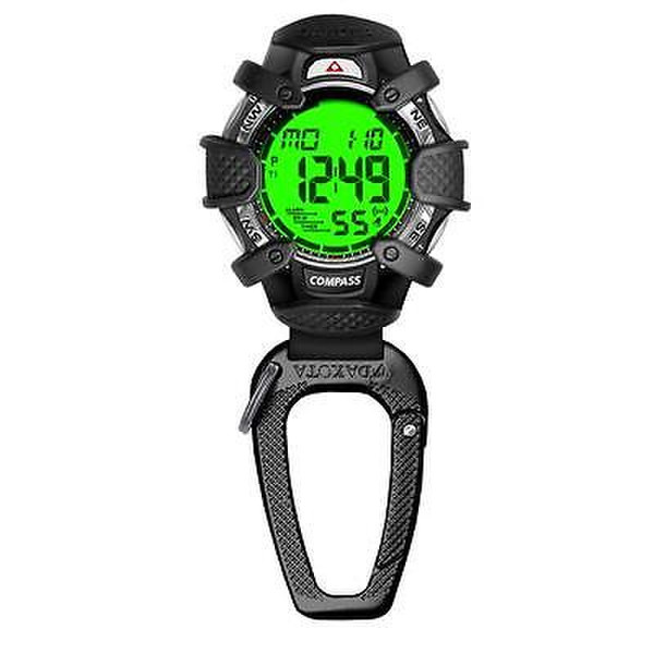 Dakota Watch Company 8233-2 Клипс Унисекс Кварц Черный, Cеребряный наручные часы