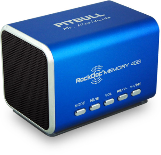 RockDoc PitBull Stereo 6W Cube Blue