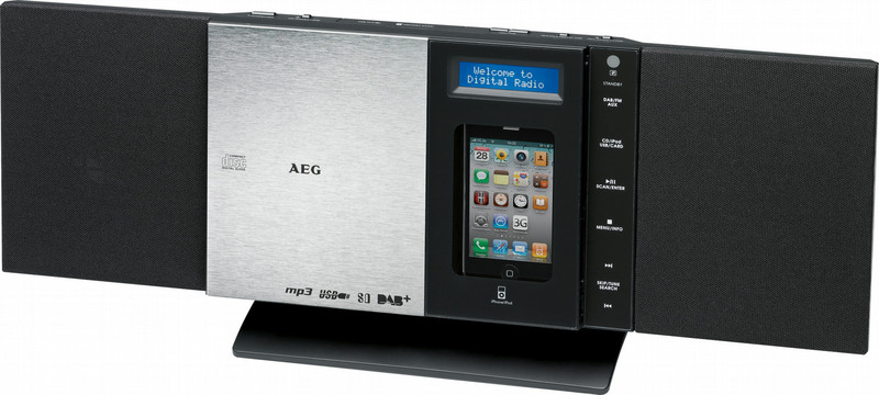 AEG MC 4456 IP Micro-Set Schwarz