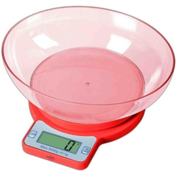 Hauser DKS-1051R Electronic kitchen scale Red