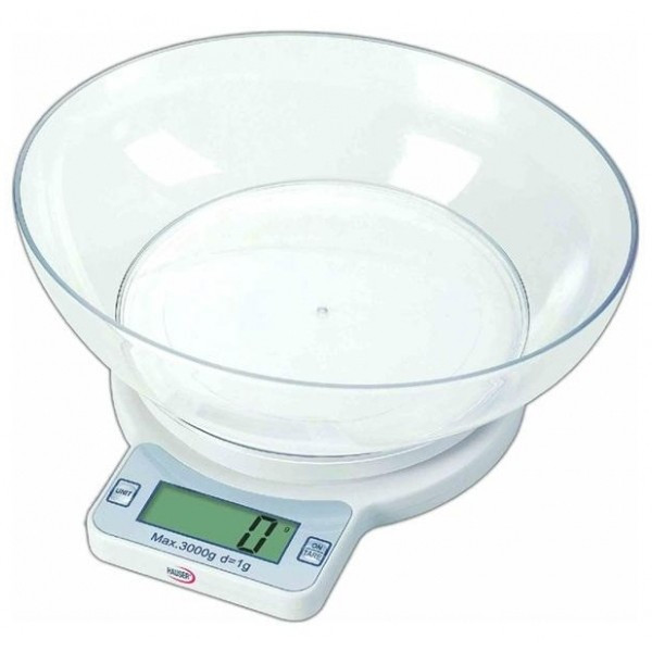 Hauser DKS-1051W Electronic kitchen scale Weiß Küchenwaage