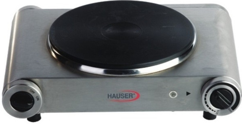 Hauser HP-131S Tabletop Sealed plate Stainless steel hob