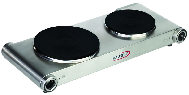 Hauser HP-231S Tisch Sealed plate hob Edelstahl Kochfeld