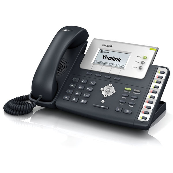 Yealink SIP-T26P Wired handset 3lines LCD Black