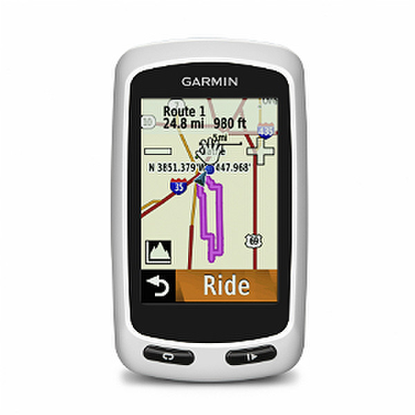 Garmin Edge Touring Plus 2.6Zoll Wireless bicycle computer Schwarz, Silber
