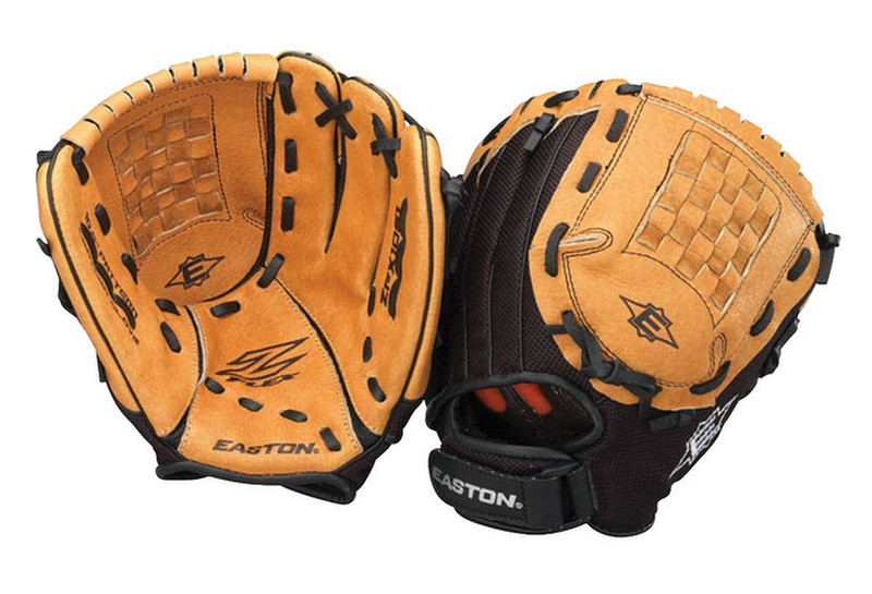 Easton A130329RHT Right-hand baseball glove 10Zoll Schwarz, Gelb Baseballhandschuh