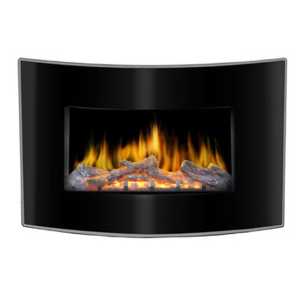 Lofty Valencia Wall-mountable fireplace Elektro Schwarz