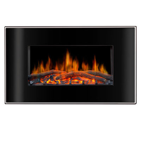 Lofty Valencia Wall-mountable fireplace Elektro Schwarz