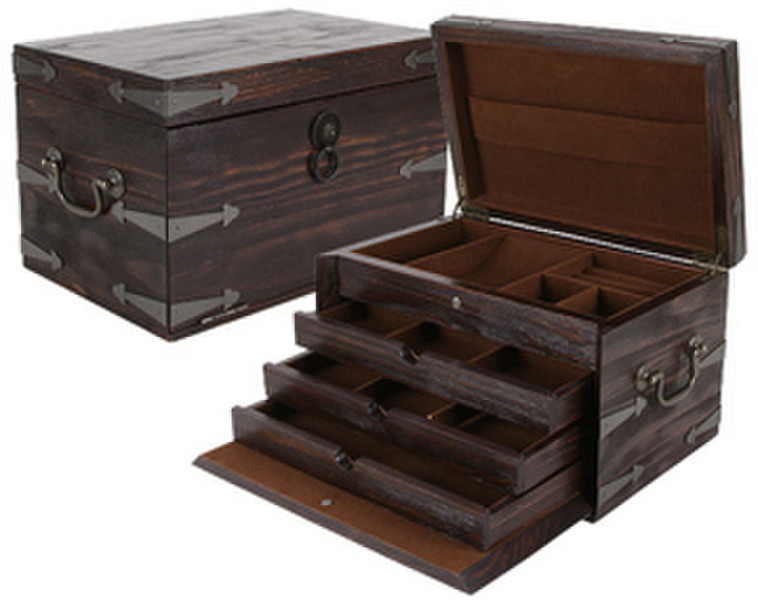 Quality Importers JBQ-RL902 Wood jewelry box