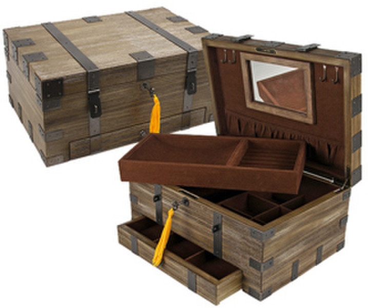 Quality Importers JBQ-RL903 Wood jewelry box