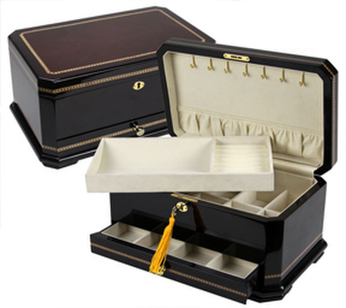 Quality Importers JBQ-SA001 Wood jewelry box